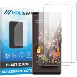 Mobigear Google Pixel 6a Skærmbeskytter Folie - Case Friendly (3-pak)