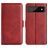 Mobigear Slim Magnet Google Pixel 6a Funda tipo libro Cartera - Rojo
