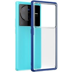 Mobigear Shockproof Vivo X80 Pro Plástico rígido Capa traseira - Azul escuro