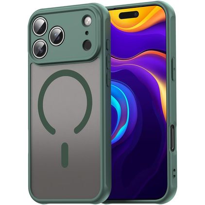 Mobigear Shockproof iPhone 18 Pro MagSafe Hardcase Back cover - Verde