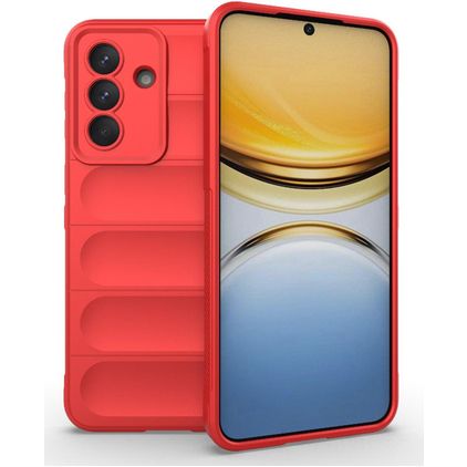 Mobigear Bumpy Samsung Galaxy A57 Fleksibel TPU Bagsidecover - Rød
