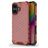 Mobigear Honeycomb iPhone 16 Hard Case Back cover Shockproof - Red