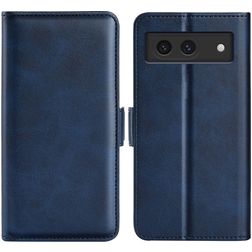 Mobigear Slim Magnet Google Pixel 8a Wallet case - Dark Blue