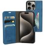 Mobiparts Classic Wallet iPhone 15 Pro Etui z klapką typu portfel - Steel Blue
