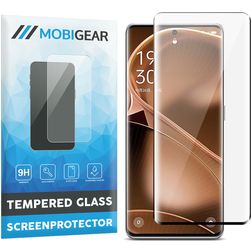 Mobigear OPPO Find X6 Pro Tempered Glass Screen Protector - Case Friendly - Black