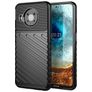 Mobigear Groove Nokia X10 TPU flexible Carcasa - Negro