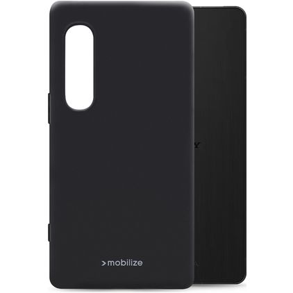 Mobilize Rubber Gelly Sony Xperia 1 VI Flexibilní TPU Zadní kryt - Matt Black