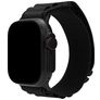 Mobilize Alpine Nailon Apple Watch Ranneke Solki - 49/46/45/44 mm - Musta