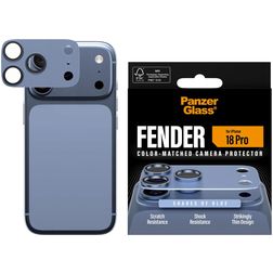 PanzerGlass FENDER iPhone 18 Pro Aluminium Camera Protector - Case Friendly - Blue