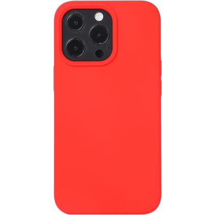 Mobigear Rubber Touch iPhone 14 Pro Silicone Back cover - Rosso