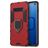Mobigear Armor Ring Samsung Galaxy S10 Hårdt Bagsidecover Stødsikkert med ringholder - Rød