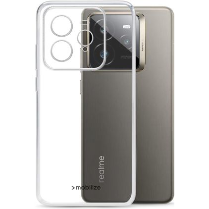 Mobilize Gelly Läpinäkyvä Realme GT 7 Pro Joustava TPU Suojakuori - Läpinäkyvä
