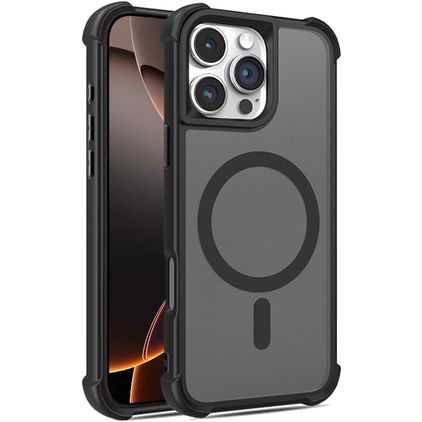 Mobigear Armor Shield iPhone 16 Pro Max MagSafe Funda Plástico rígido Carcasa - Negro