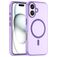 Mobigear Shockproof iPhone 16 MagSafe Fleksibel TPU Bagsidecover - Lilla