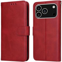 Mobigear Wallet iPhone 17 Pro Pungetui med Seddelrum - Rød