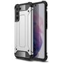 Mobigear Outdoor Samsung Galaxy S21 FE Hard Case Back cover Shockproof - Silver