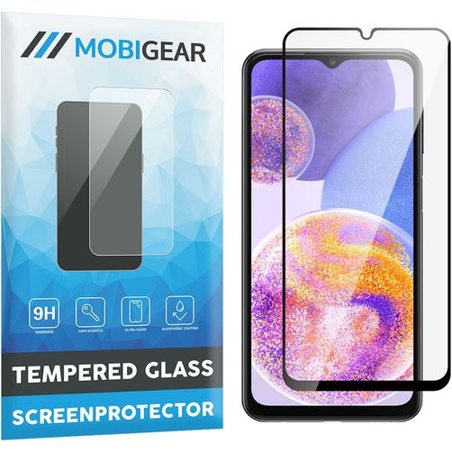 Mobigear Premium Samsung Galaxy A23 Tvrzené sklo Ochrana displeje - kompatibilní s pouzdry - Černá