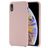Mobigear Rubber Touch iPhone XR Silicone Back cover - Oro rosa
