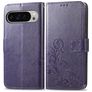 Mobigear Clover Google Pixel 9 Pro XL Wallet case - Purple