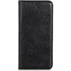 Mobigear Classic Elegance Motorola Moto G60s Funda tipo libro Cartera - Negro
