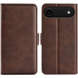 Mobigear Slim Magnet iPhone Air Funda tipo libro Cartera - Marrón