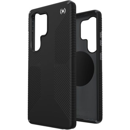 Speck Presidio2 Grip Magnet Samsung Galaxy S25 Ultra MagSafe Fodral Hårdplast Skal Stötsäkert - Svart