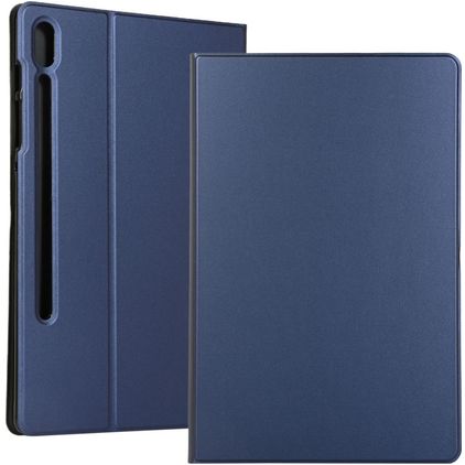 Mobigear Folio Samsung Galaxy Tab S7 Plus Pungetui + Stylus-holder - Mørkeblå
