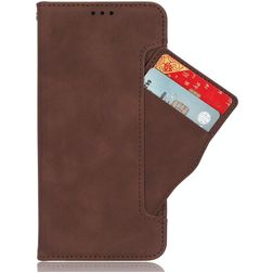 Mobigear Slide Wallet OPPO Find X9 Cover a libro portafoglio - Marrone