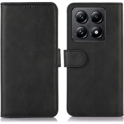 Mobigear Wallet Xiaomi 14T Lompakkokotelo + Setelitasku - Musta