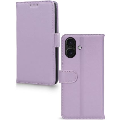 Mobilize Premium Gelly iPhone 17 Lompakkokotelo + Setelitasku - Violetti