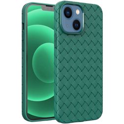 Mobigear Woven iPhone 14 Plus Joustava TPU Suojakuori - Vihreä