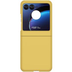 Mobigear Colors Motorola Razr 40 Ultra Funda Plástico rígido Carcasa - Amarillo