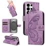 Mobigear Butterfly Samsung Galaxy S26 Ultra Wallet case - Purple