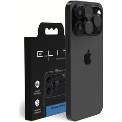 Elite iPhone 17 Pro Szkło hartowane Ochrona obiektywu - Kompatybilna z etui - Czarny