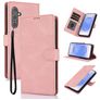 Mobigear Wallet Samsung Galaxy S26 Plånboksfodral med sedelfack - Rosa