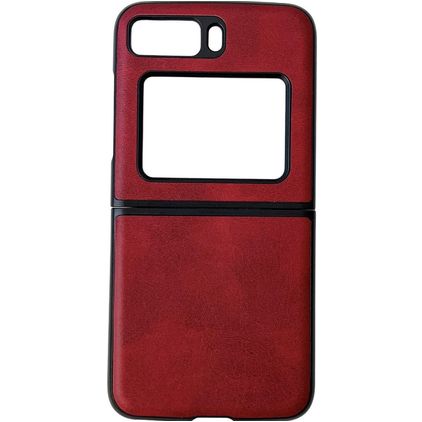 Mobigear Excellent Motorola Razr (2022) Hardcase Etui plecki - Bordowy