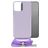 Mobilize Lanyard Gelly iPhone 13 Pro TPU flessibile Cover con cordino - Pastel Purple