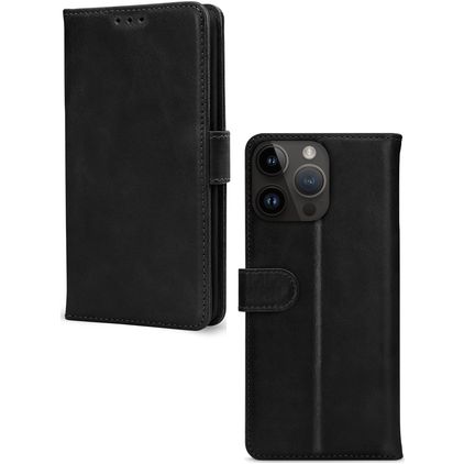Mobilize Premium Gelly Wallet iPhone 14 Pro Max Cover a libro portafoglio - Nero