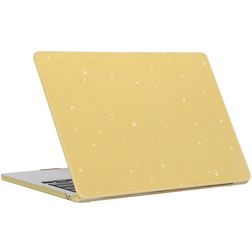 Mobigear Sparkling Cream MacBook Air 13 polegadas (2022-2026) Capa rígida para MacBook - Amarelo - Modelo A2681 / A3113 / A3240 / A3449