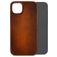Mobilize Premium iPhone 15 Plus MagSafe Piel auténtica Carcasa - Burned Cognac