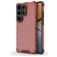 Mobigear Honeycomb Samsung Galaxy S26 Ultra Hårdt Bagsidecover Stødsikkert - Rød