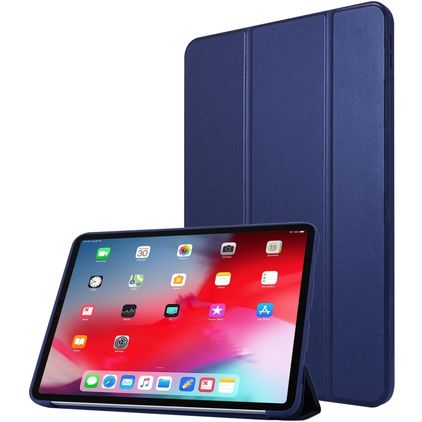 Mobigear Tri-Fold Gel iPad Pro 11 tuuman (2022) TPU / Keinonahka Lompakkokotelo - Sininen