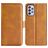 Mobigear Slim Magnet Samsung Galaxy A73 Capa livro Carteira - Conhaque