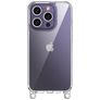 Mobigear Bungy iPhone 15 Pro Funda Plástico rígido Carcasa - Plateado