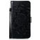 Mobigear Mandala Motorola Moto E6s (2020) Funda tipo libro Cartera - Negro