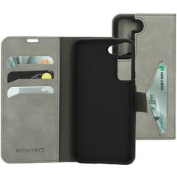 Mobiparts Classic Wallet Samsung Galaxy S22 Funda tipo libro Cartera - Granite Grey