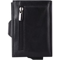 Valenta Card Case Plus Tarjetero Cuero - 14 tarjetas - Negro