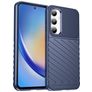 Mobigear Groove Samsung Galaxy A35 TPU flexible Carcasa - Azul