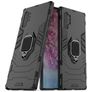 Mobigear Armor Ring Samsung Galaxy Note 10 Plus Funda Plástico rígido Carcasa Antigolpes con anillo - Negro
