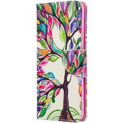 Mobigear Design Huawei P40 Pro Cover a libro portafoglio - Tree
